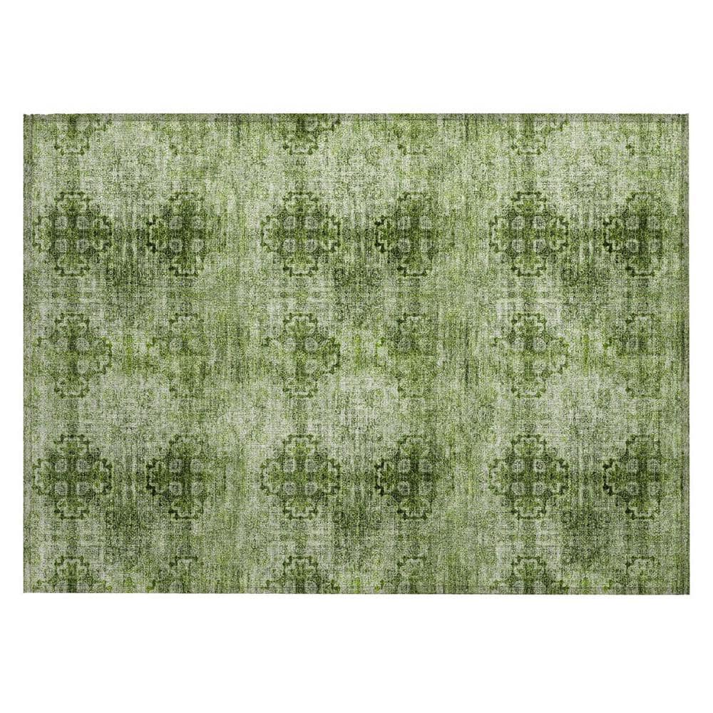 2 X 3 Olive Green Floral Outdoor Area Rug price history on PriceWatchPro