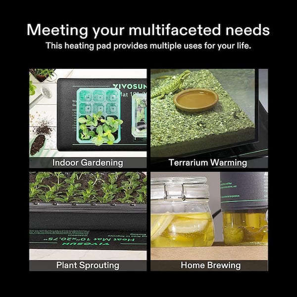 SUNCORE T1, Seedling Heat Mat, Digital Thermostat with Heat Controller, 3  x 20 - AC Infinity