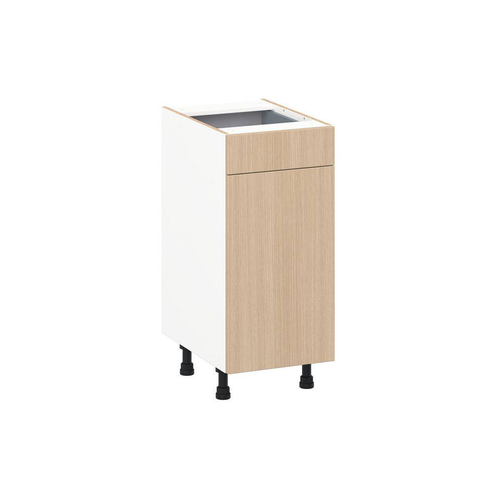 Timberline 15 in. W x 21.83 in. D x 34.5 in. H Assembled Shaker Bath Base Kitchen Cabinet in Mojavi Oak with 1 Drawer price history on PriceWatchPro