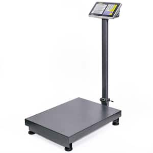 600 lbs. Heavy Duty Foldable Weight Computing Digital Floor Postal Warehouse Scale with Large Platform