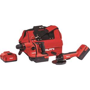 36-Volt Lithium-Ion Cordless SDS Chuck Hammer Drill/6 in. Grinder Combo Kit (2-Tool)