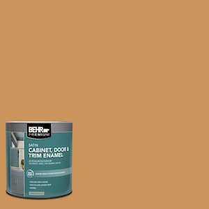 1 qt. #M250-5 Burnt Pumpkin Satin Enamel Interior/Exterior Cabinet, Door & Trim Paint