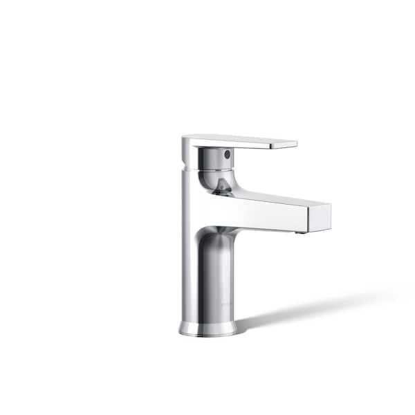 KOHLER Taut 1.2 GPM Single Hole Single-Handle Bathroom Faucet in Polished Chrome
