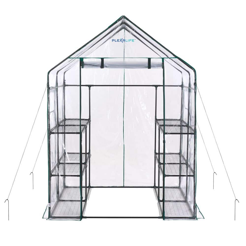 3-Tiers and 12 Shelves 56 x 56 x 77 in. Walk In Greenhouse-PVC Clear Cover price history on PriceWatchPro