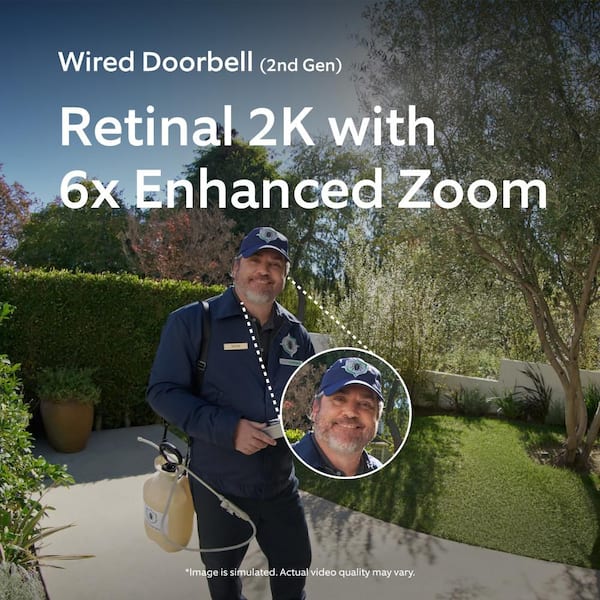 Ring Wired Doorbell with Chime (3rd Gen) B0GH2ZDWFJ - The Home Depot