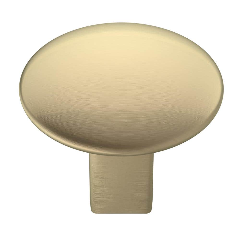 UPC 026634236905 product image for Riva 1-1/4 in. (32mm) Modern Golden Champagne Round Cabinet Knob | upcitemdb.com