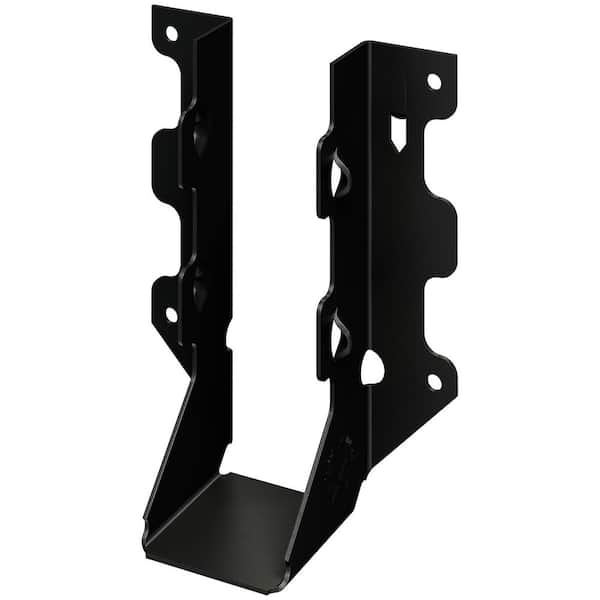 Outdoor Accents LUSPC ZMAX, Black Powder-Coated Face-Mount Joist Hanger for 2 x 6 Lumber