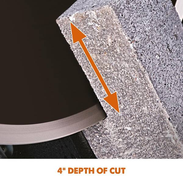 Evolution Power Tools - 15 Amp 12 in. Corded Portable Concrete Saw