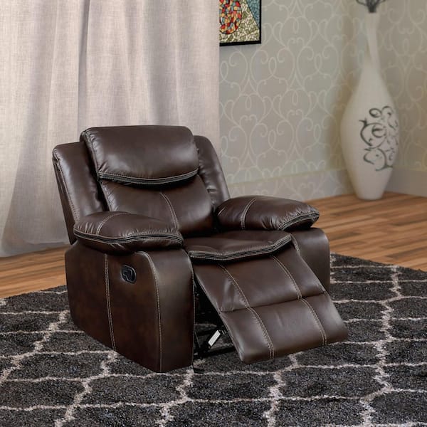 large brown recliner