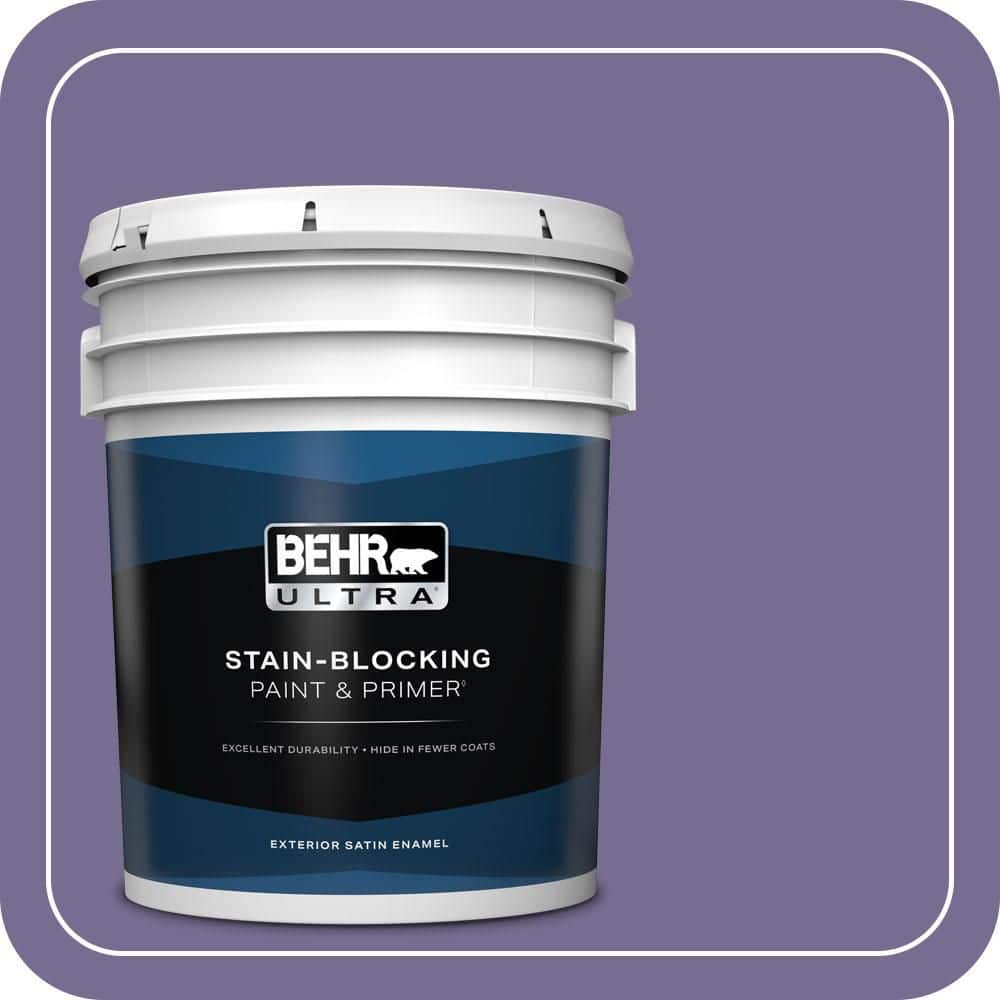 5 gal. #650D-6 Purple Silhouette Satin Enamel Exterior Paint & Primer price history on PriceWatchPro