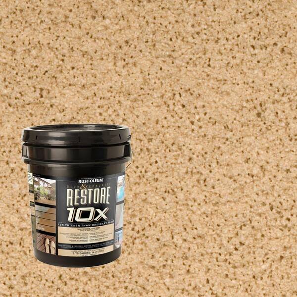 Rust-Oleum Restore 4-gal. Sandstone Deck and Concrete 10X Resurfacer