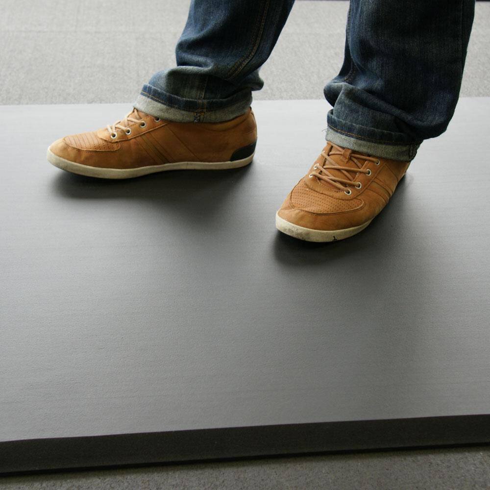 Comfort Cloud Black Foam Anti-Fatigue Mat 24" x 36"