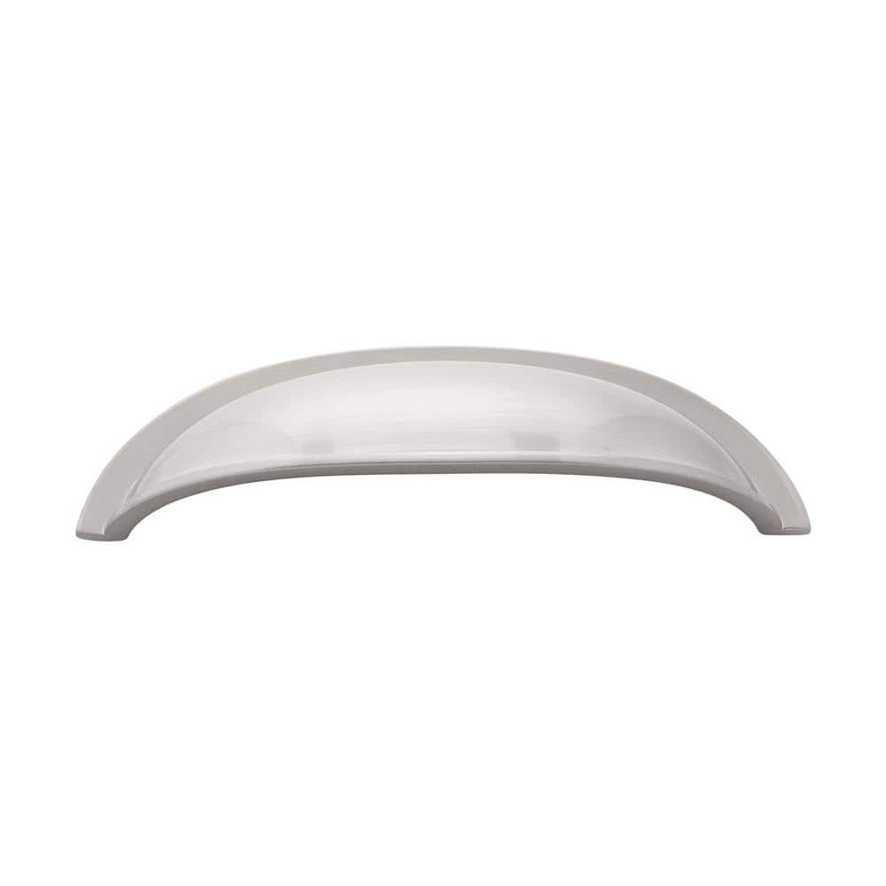 Cottage 3 in. (76 mm) Satin Nickel Drawer Cup Pull (5-Pack) price history on PriceWatchPro