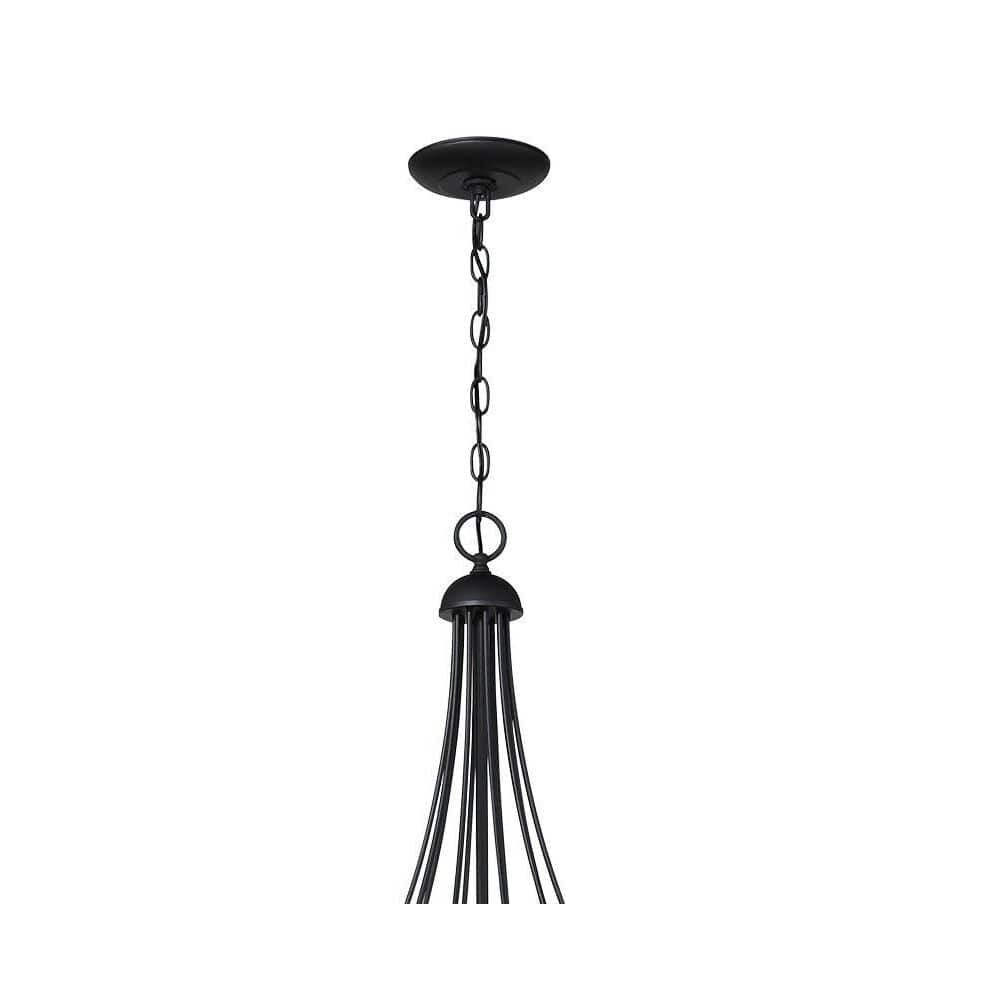 Westchester Sand Coal & Skyline Gold Leaf 10-Light Traditional Chandelier