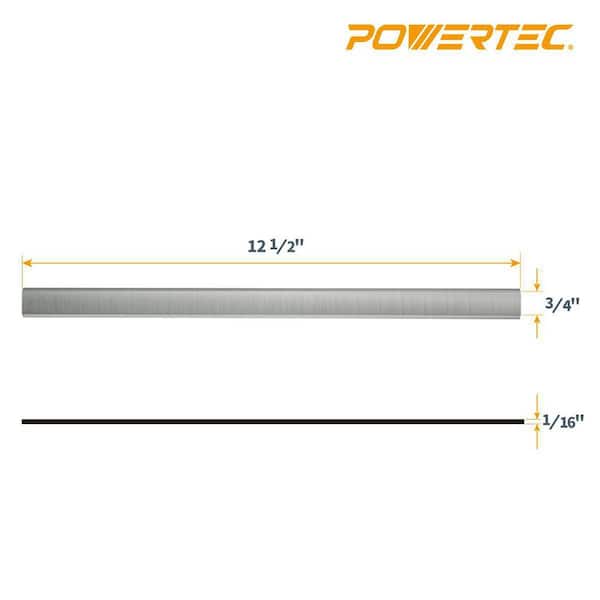 12 in. High Speed Steel Planer Knives for Delta 22-540 (Set of 2)