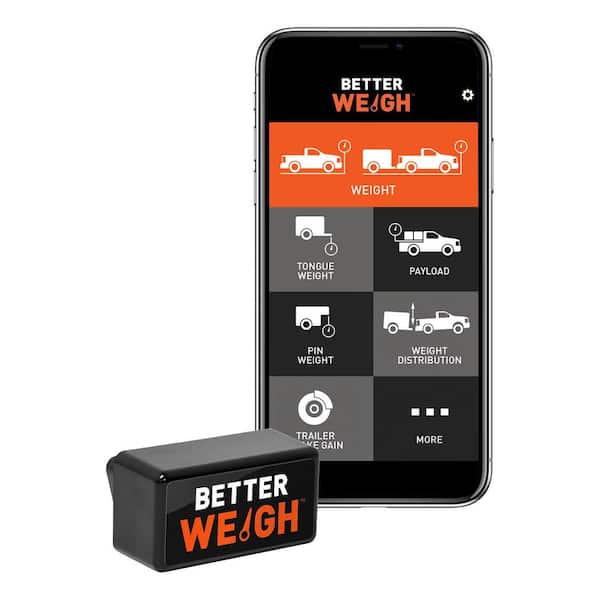 CURT BetterWeigh Mobile Towing Scale with TowSense Technology (OBD-II)