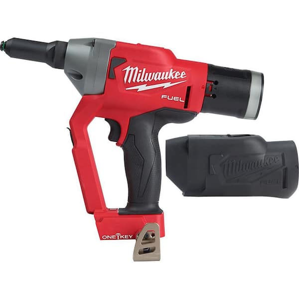 Milwaukee M18 FUEL ONE-KEY 18-Volt Lithium-Ion Cordless Rivet Tool with Protective Boot