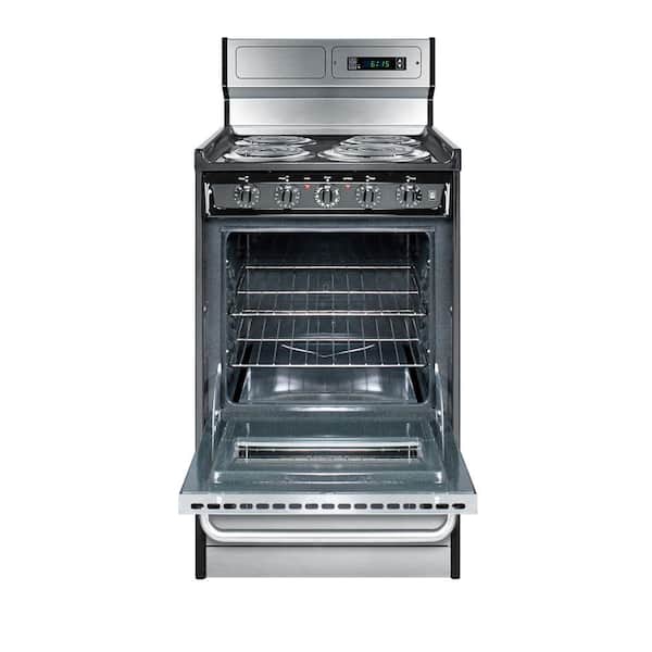 20 in. 2.46 cu. ft. Electric Range in Stainless Steel