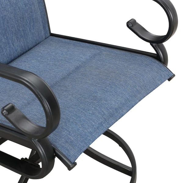 midway 2pk metal patio club chairs