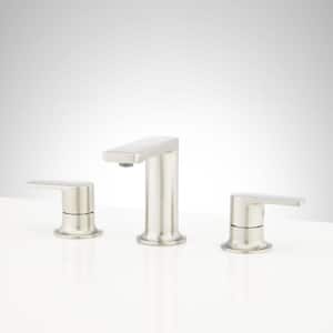 Berwyn 8 in. Widespread 1.2 GPM Double Handle Bathroom Faucet in Brushed Nickel
