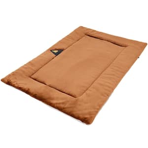 24 in. x 18.1 in. Thickened Warm Winter Pet Dog Cage Mat Crate Pad, Brown