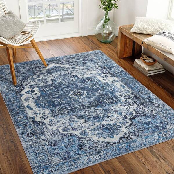 Boho Area Rug, Persian Vintage Oriental Bedroom Floor Mat, Floor