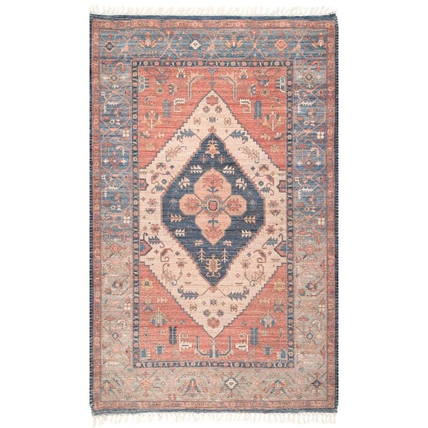 NuLOOM Diandra Vintage Medallion Multi 4 Ft. X 6 Ft. Area Rug SVIN06A ...