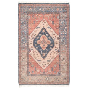 Diandra Vintage Medallion Multi 5 ft. x 8 ft. Area Rug