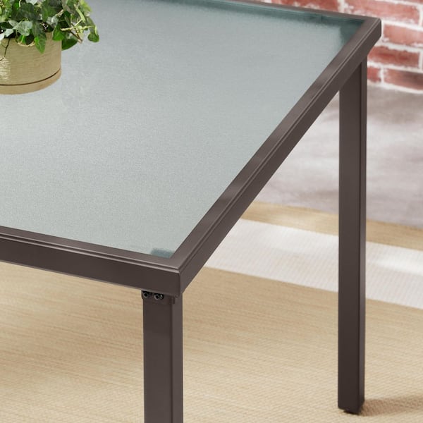 StyleWell 60 in. x 38 in. Rectangle Outdoor Dining Table FTS61273A