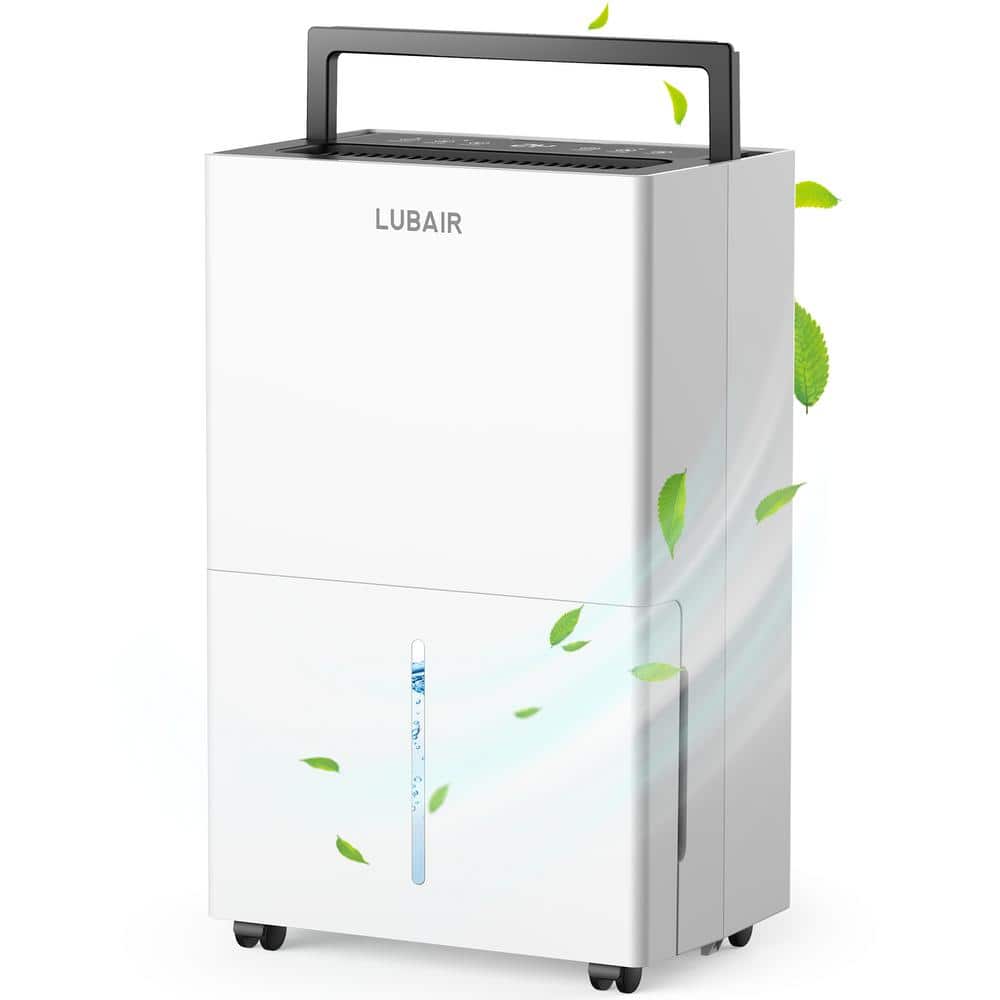 52 Pt. 4500 sq. ft. Large Home Dehumidifier with Drain and Water Tank, Indoor, White price history on PriceWatchPro