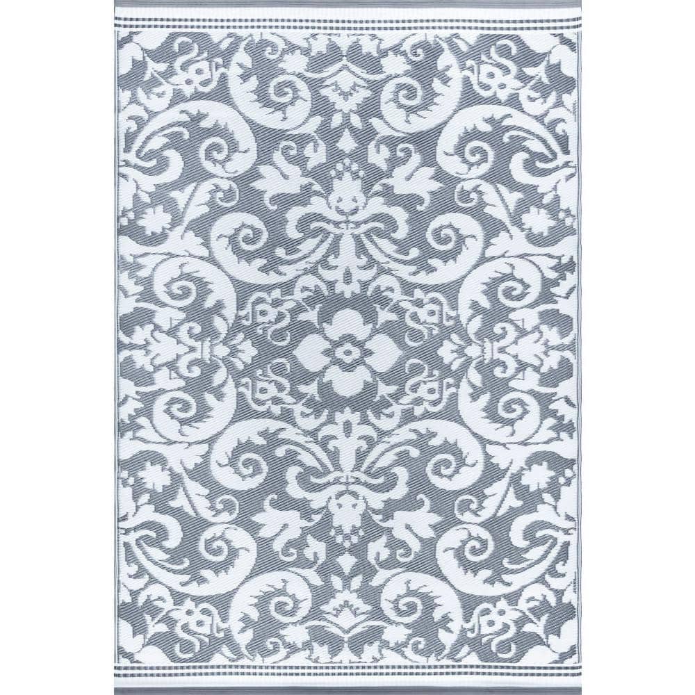 Sunset Scroll Gray 4 ft. x 6 ft. Indoor/Outdoor Area Rug price history on PriceWatchPro