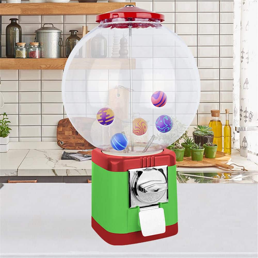 (1-Piece) Dry Food Dispensers, Gumball Machine for Kids, Candy Vending Mach
