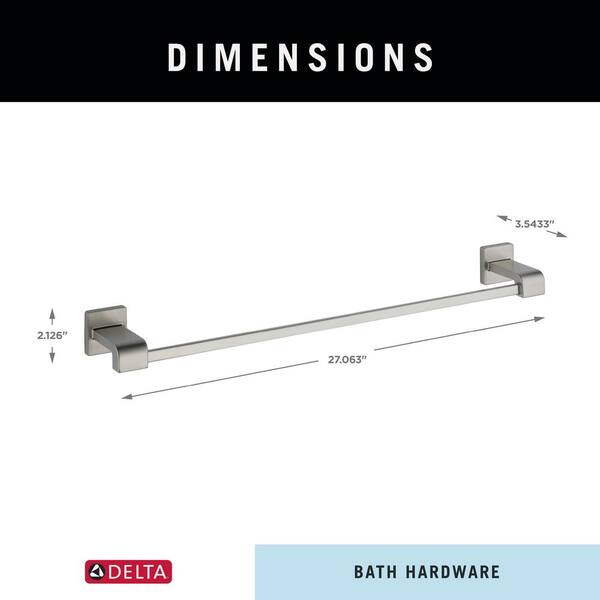 Sanon　0828 Delta Ara 24 in. Wall Mount Towel Bar Bath Hardware