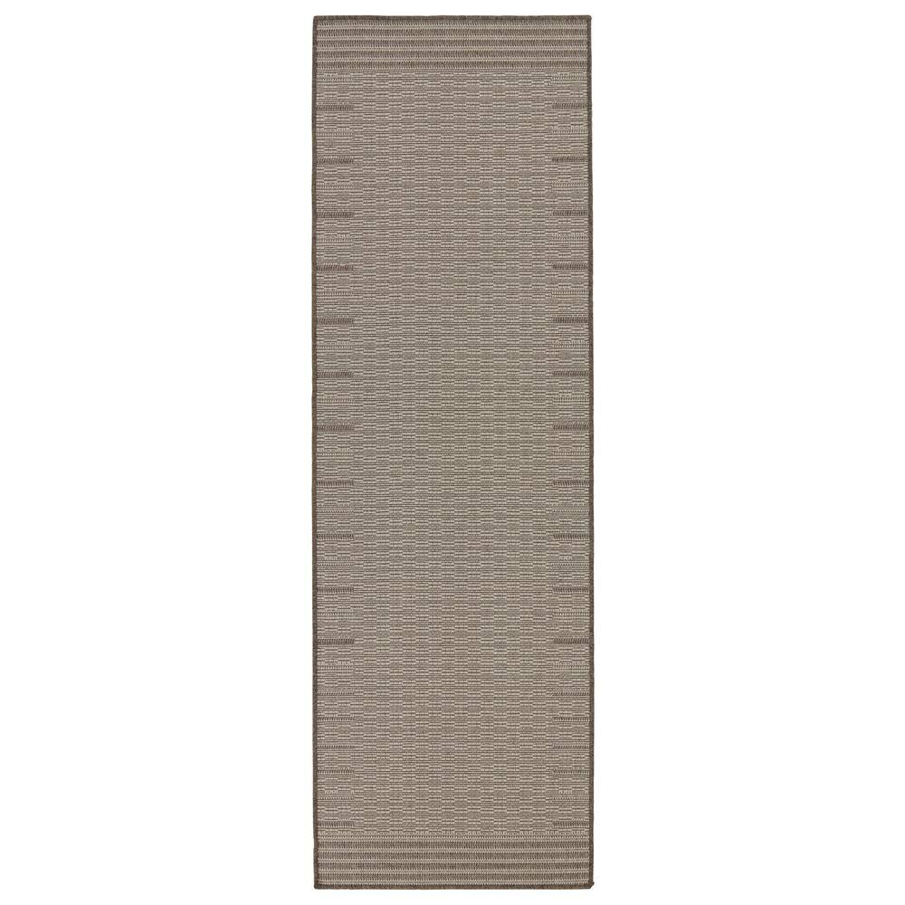 VIBE BY JAIPUR LIVING Poerava Gray/Taupe 2 ft. 6 in. x 8 ft. Coastal