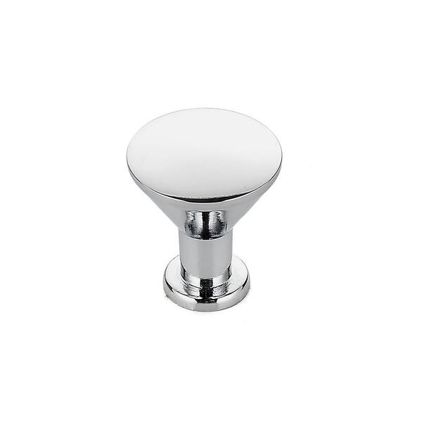 Richelieu Hardware Sunalta Collection 7/8 in. (22 mm) Chrome Contemporary Cabinet Knob