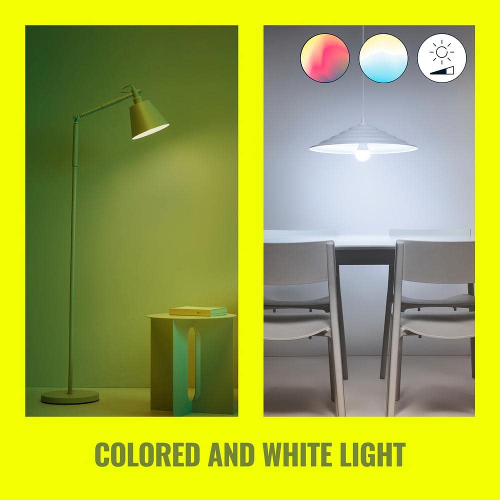 WIZ 60-Watt Equivalent LED A19-Wi-Fi Color 2200-6500K Bundle (3-Pack)