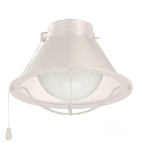 Illumine Zephyr 1-Light Summer White Ceiling Fan Light Kit