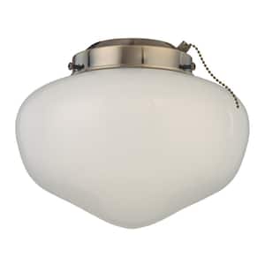 1-Light LED Schoolhouse Ceiling Fan Light Kit