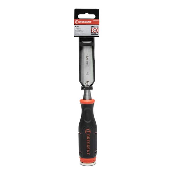 Crescent 1 in. Wood Chisel with Grip and Striking End Cap CWCH10