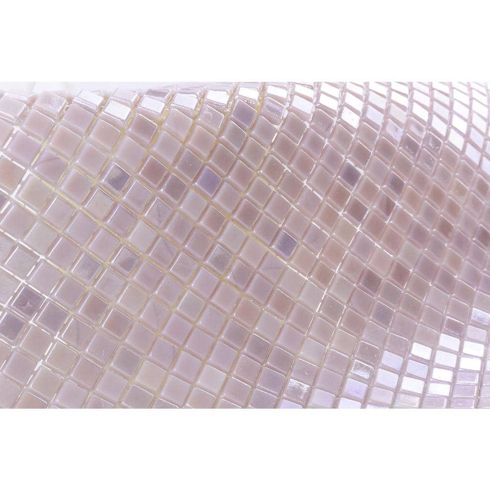 Galaxy Iridescent Purple Glass Mosaic Tile for Walls and Pools