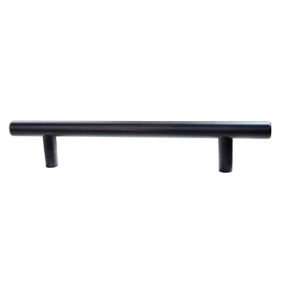 Oil Rubbed Bronze Modern Euro Style Bar Cabinet Pull Set