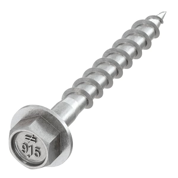 Simpson Strong-Tie 5/16-in x 3-in Double-barrier Strong-Drive SDWH  Timber-Hex Exterior Wood Screws (50-Per Box) in the Wood Screws department  at