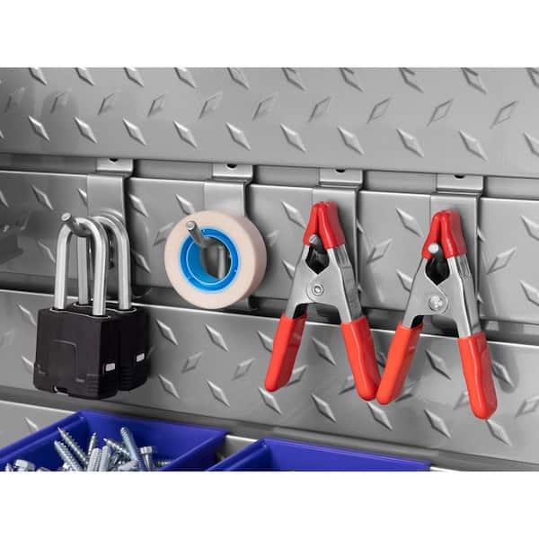 2 in. Slatwall Accessories Single Hooks (6-Pack)