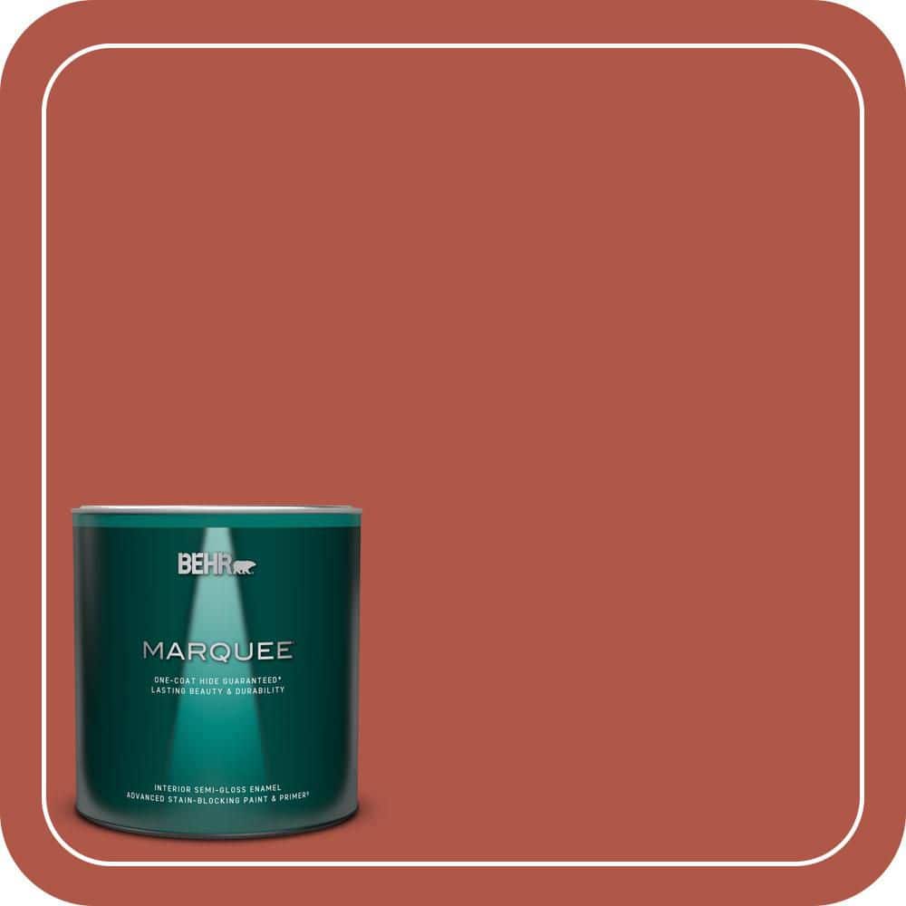 1 qt. #PPU2-14 Tibetan Orange Semi-Gloss Enamel Interior Paint & Primer price history on PriceWatchPro