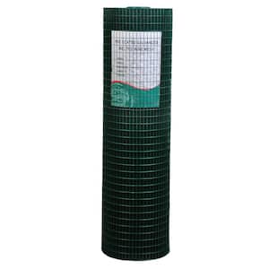 35.5 in. H Green Steel Plant Netting Wire Mesh Fence Netting Roll