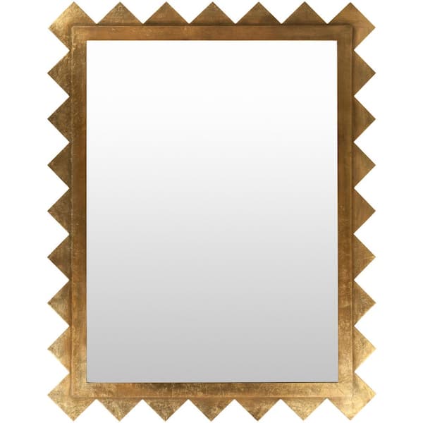 Artistic Weavers Large Rectangle Gold Contemporary Mirror (45 in. H x 57 in. W)