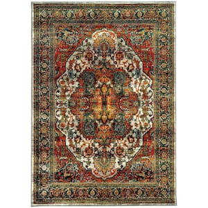 Flanders Rust 4 ft. x 5 ft. Area Rug