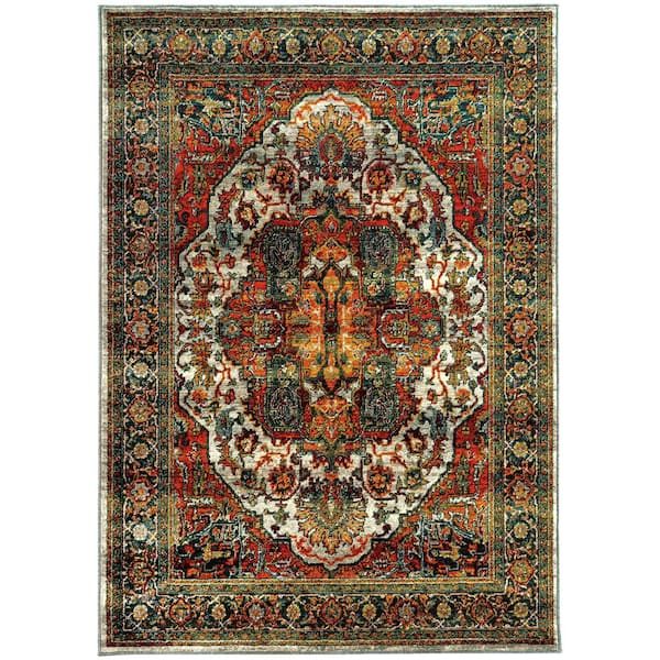 Home Decorators Collection Flanders Rust 4 ft. x 5 ft. Area Rug