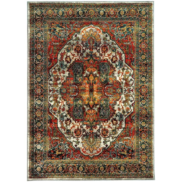 Home Decorators Collection Flanders Rust 5 ft. x 8 ft. Area Rug