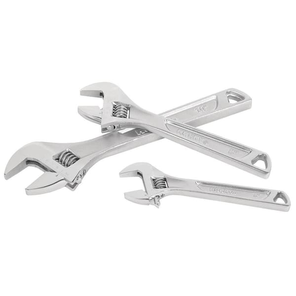 Husky Double-Speed Adjustable Wrench Set (3-Piece)